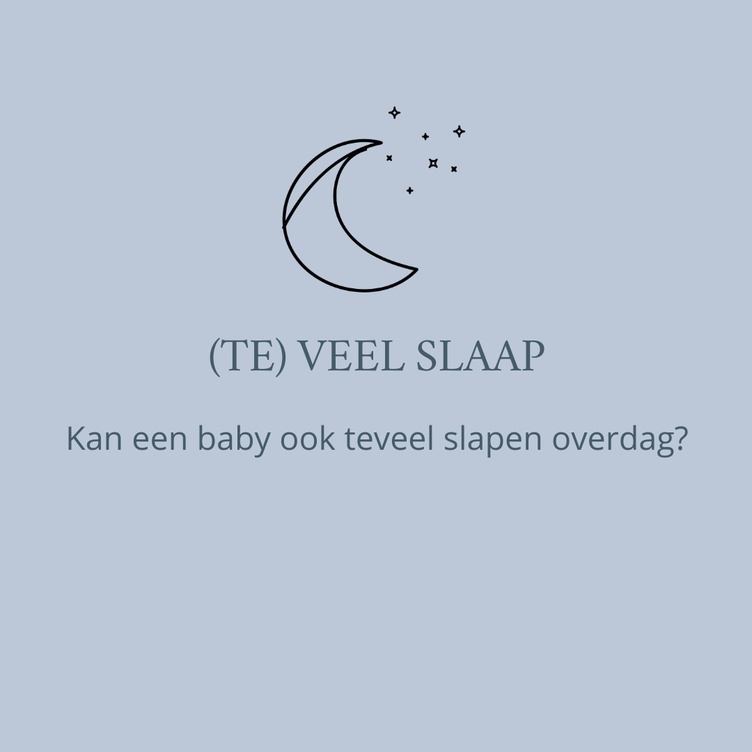 Kan een baby (te)veel slapen overdag?